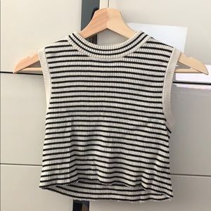 Striped Crop Top